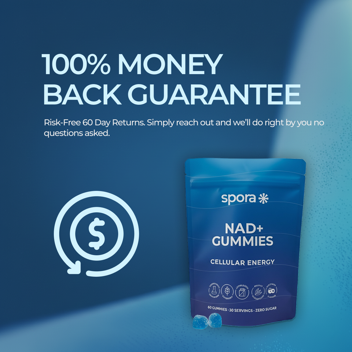 NAD+ Advanced Gummies With Resveratol